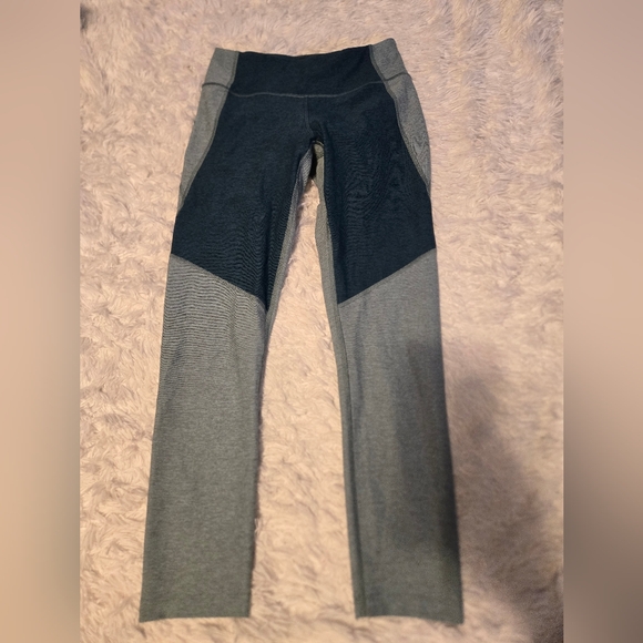 Outdoor Voices Pants - Outdoor Voices + Madewell Leggings Color Blue/Green Size Small